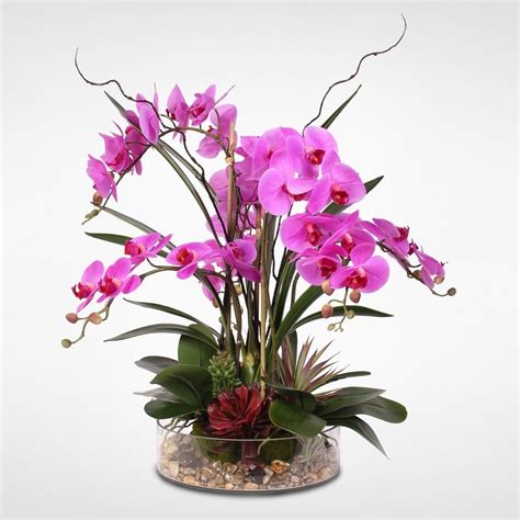 Orchid Flower Arrangements Orchid Centerpieces Artificial Flower