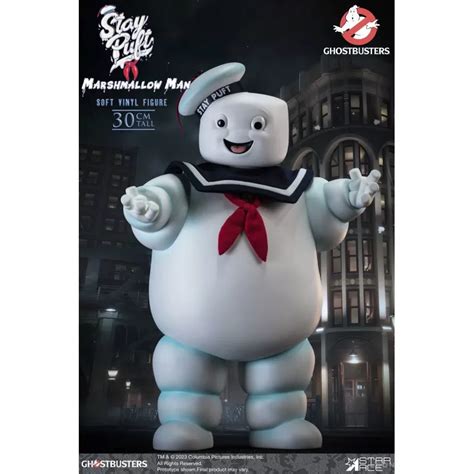 sos fantômes ghostbusters figurine stay puft marshmallow man bibendum chamallow 30cm