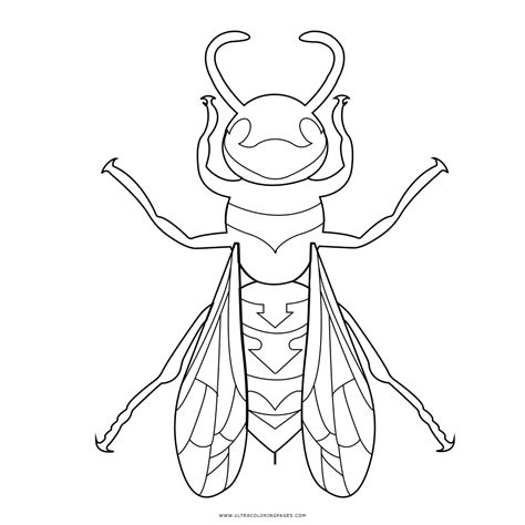 Wasp Coloring Pages Coloring Home