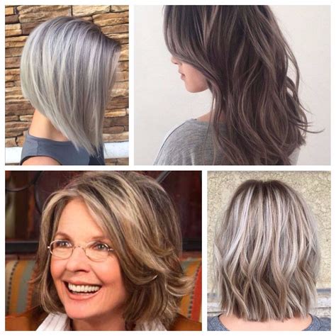 Lowlighting is just the opposite of highlighting. The Best Way to Cover Grays | Gray hair highlights, Hair ...