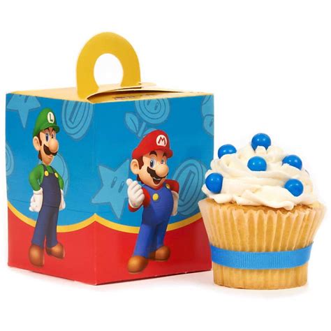 Super Mario Party Cupcake Boxes 4pk