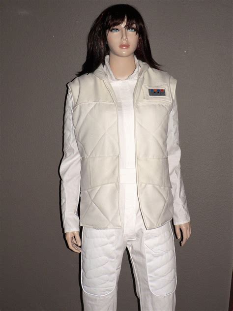 Princess Leia Hoth White Jumpsuit With Vest, Leia Hoth Snow Suit Cosplay, Leia Episode V Cosplay 