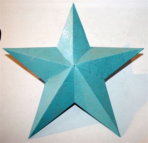 3d Paper Star Ornament Instructions And Template