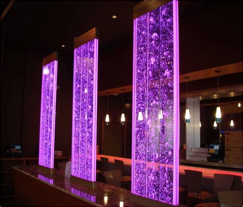 Decorate With Led Bubble Walls Fountain Bubble Wall Displays