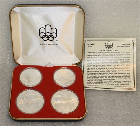 How Much Is Canada 1976 Montreal Olympics Xxi Olympiad 4 Coin