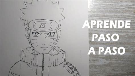 Como Dibujar A NARUTO A Lapiz Como Dibujar A Naruto Aprender A