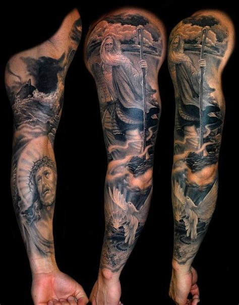 superb religious sleeve by artist james tats brazos tatuados tatuaje religioso tatuajes