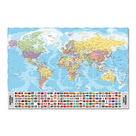 World Map Poster Large