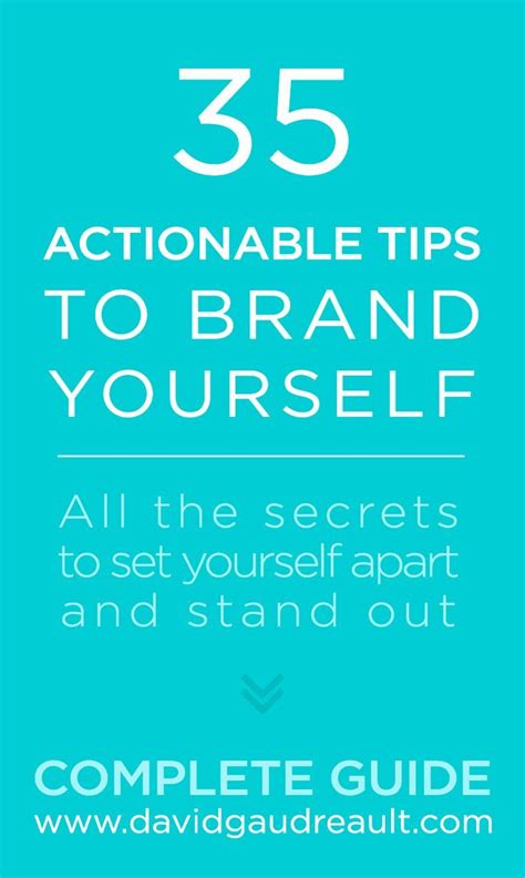 How To Brand Yourself 35 Easy Actionable Tips Complete Guide With