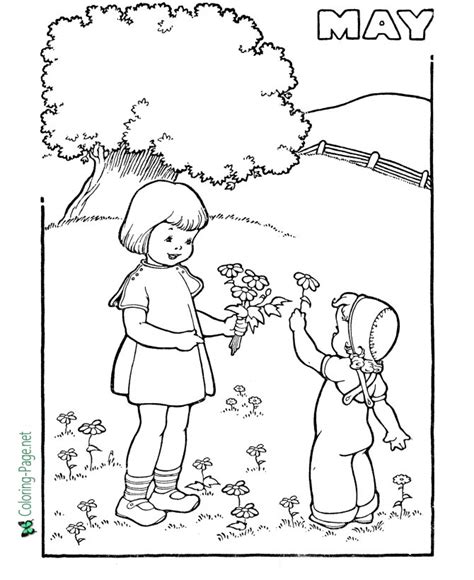 Let kids color vegetables before a trip to the spring farmer's market, or celebrate the opening of the first flowers with easy, free coloring sheets! Spring Coloring Pages