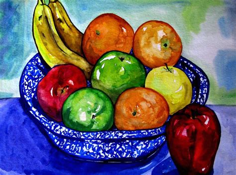 Bowl Of Fruit By Colleen Kammerer Fruit Painting Fruit Fruit Bowl