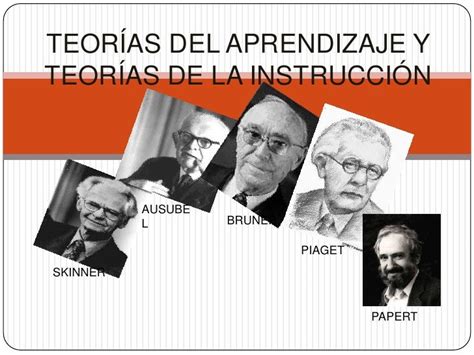 Teorías Del Aprendizaje Y Teorías De La Instrucción