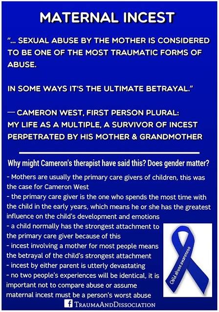 Maternal Incest “ Sexual Abuse By The Mother Is Conside Flickr
