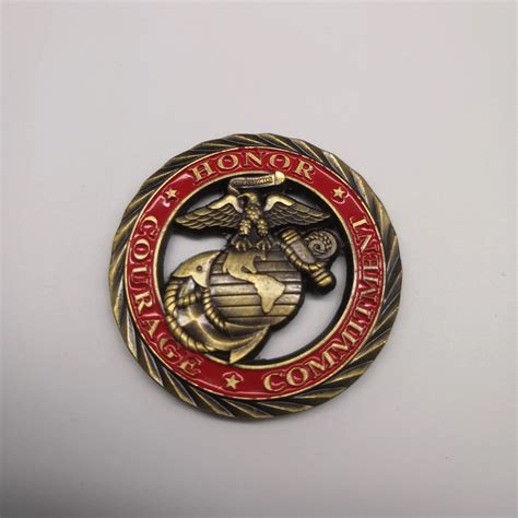 Non Magnetic United States Marine Corps Honor &Courage & Commitment
