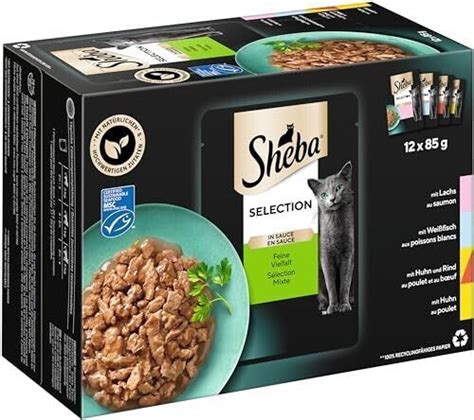 Sheba Selection In Sauce Feine Vielfalt Katzennassfutter Msc X X G Ab