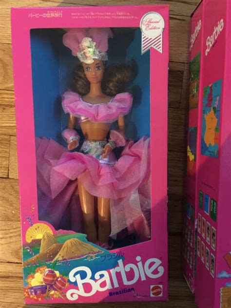 Vintage Brazilian Barbie Dolls Of The World 9094 1989 Mattel Hispanic