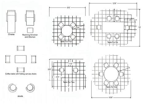 Patio Size Chart Diagram Patio Furniture Layout Patio Layout