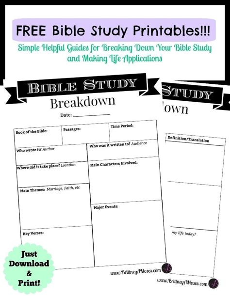 Printable Bible Study Guide Jeffs Bible Study Guide Inductive