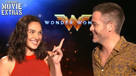 chris pine and gal gadot hilarious moments in interviews wonder women youtube