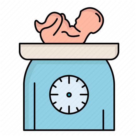 3 Baby Born Kid New Scales Weight Icon