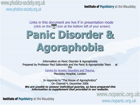 Panic Disorder And Agoraphobia Anxiety Treatment Minnesota