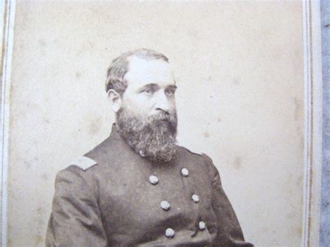 Civil War Officer Soldier Carte De Visite Photograph In Uniform On