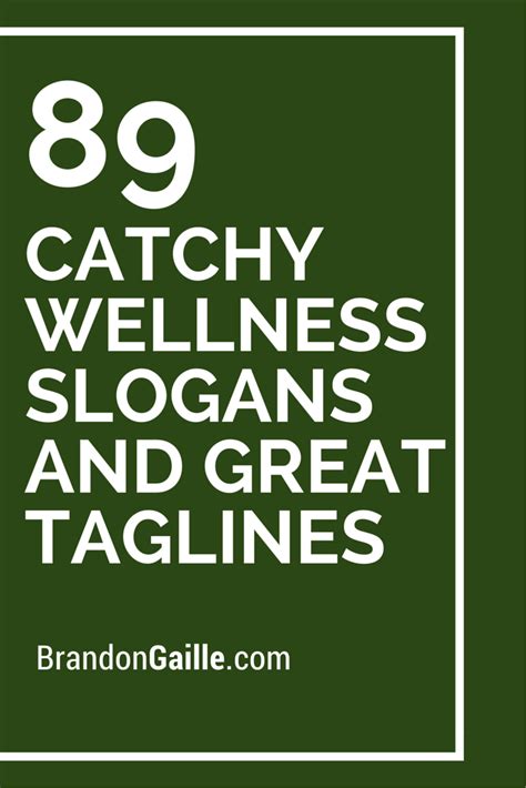 List Of 89 Catchy Wellness Slogans And Great Taglines Gym Slogans
