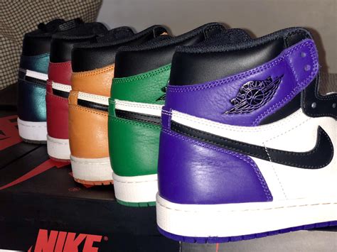 Complete Set Jordan 1 “toe” Colorways Rsneakers