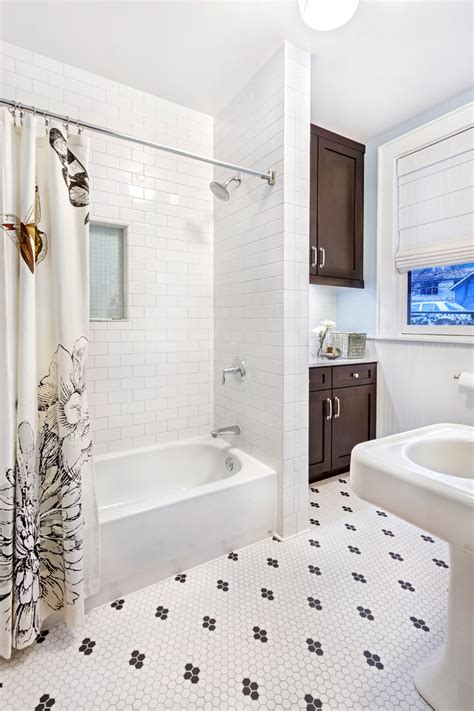 White Floor Tile Bathroom Ideas 5 Tile Ideas Perfect For Small