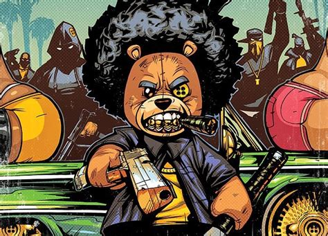 Gangsta bears with pistols vector illustrations. Five Action Lab Previews For The Week Of January 22nd, 2014