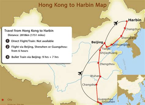 Harbin Tourist Map