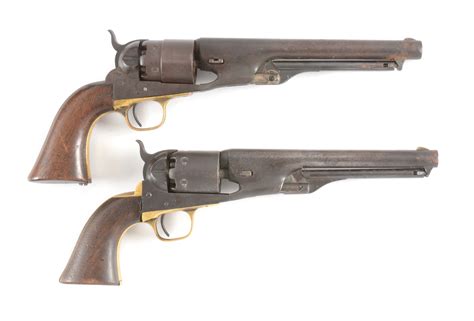 Lot Detail A Lot Of Two Colt Civil War Percussion Revolvers 1860