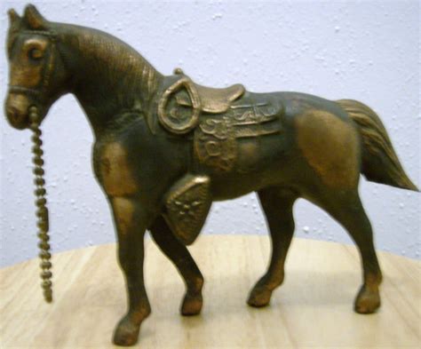 Vintage 1950s Bronze Horse Statue