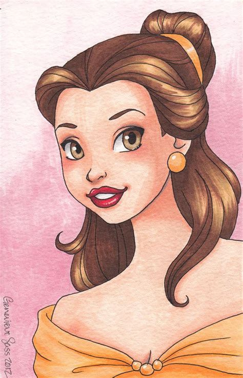 Belle By GenevieveKay On DeviantArt Disney Princess Sketches