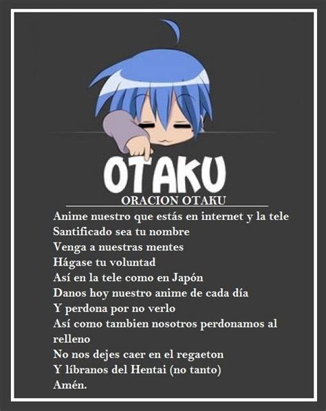 Oracion Otaku Mundo Anime