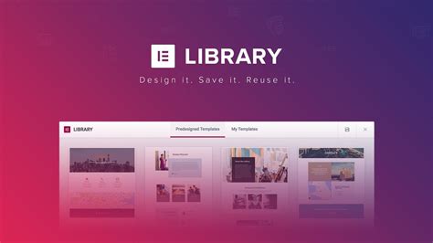 Introducing Library — The New Template Library From Elementor Youtube