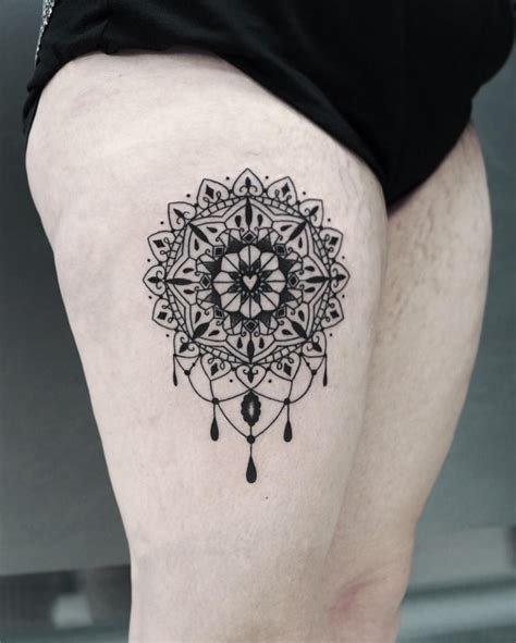 Mandala Thigh Tattoo By Shavypus On Deviantart