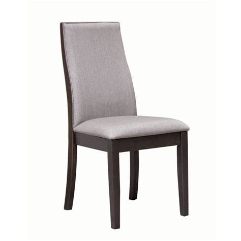 Coaster Company Of America Skyline Dining Side Chair In Grey Set Of 2