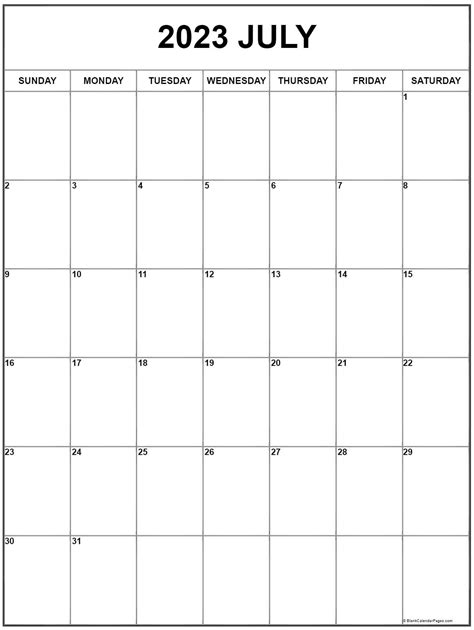 July 2023 Calendar With Holidays Time And Date Calendar 2023 Canada