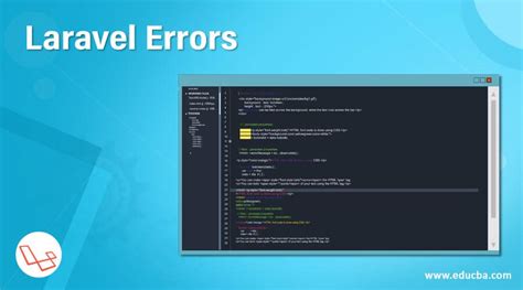 Laravel Errors How Does Laravel Error Work Examples