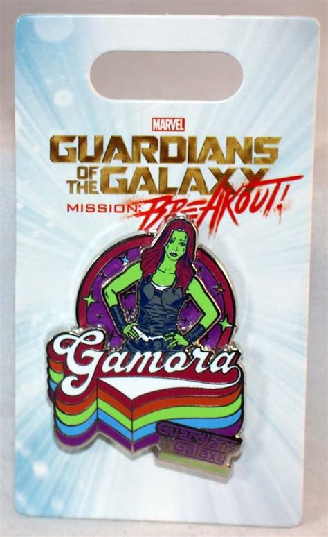 Disneyland Marvel Guardians Of The Galaxy Mission Breakout Gamora Pin