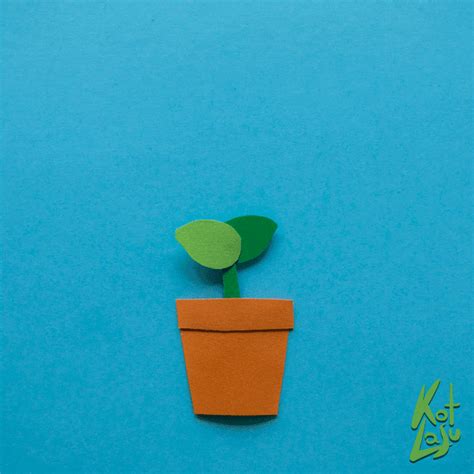 Kot Lasu Potted Plant Stop Motion Animation Made From Made