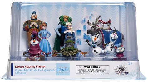 Olafs Frozen Adventure Deluxe Figure Play Set 10 Pcs Uk