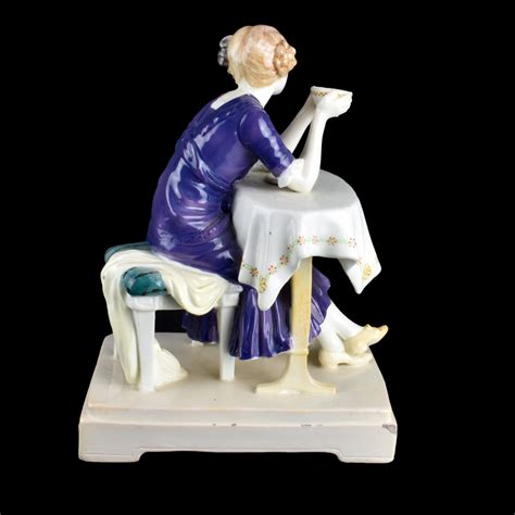 Fantastic german art deco porcelain figurine of bathing beauty by steiner, price rare antique ca. Antique Goldscheider Art Deco Porcelain Figurine | Kodner ...