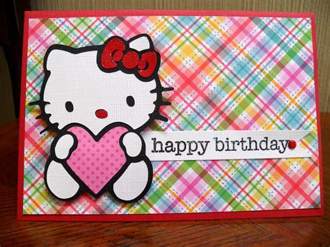 See more ideas about hello cards, inspirational cards, cards handmade. The Unknown, Entertaining Mind of Miss Dena Jones: Hello Kitty Birthday Card