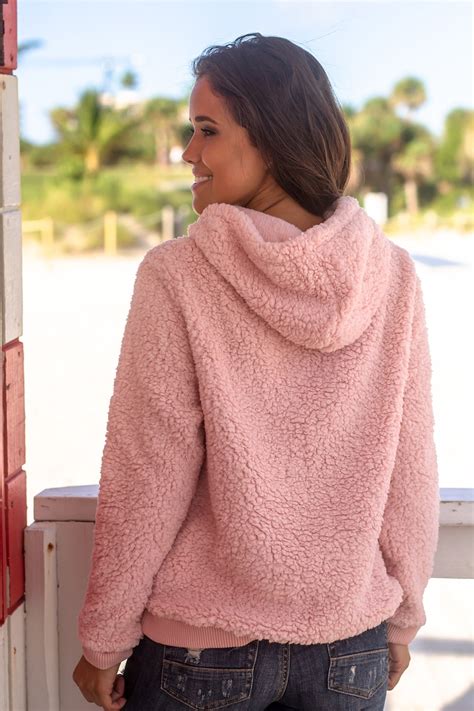 Pink Fuzzy Pullover Sweater Sweaters Saved By The Dress