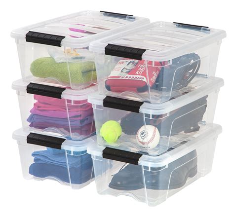 Iris Usa 12 Qt Plastic Storage Bin Tote Organizing Container With