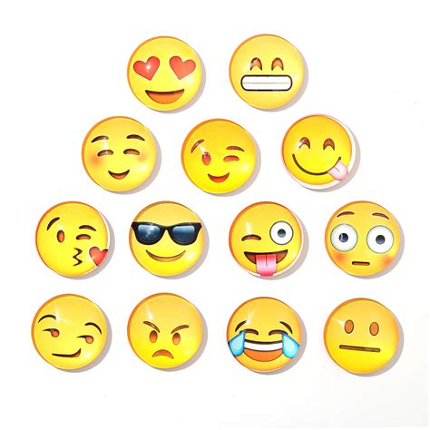 5pc Smile Emoji Fridge Magnet Face Expressions Fridge Magnets For Kids