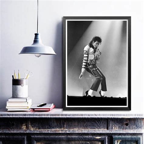 Michael Jackson Poster Wall Art Picture Canvas Painting For Etsy