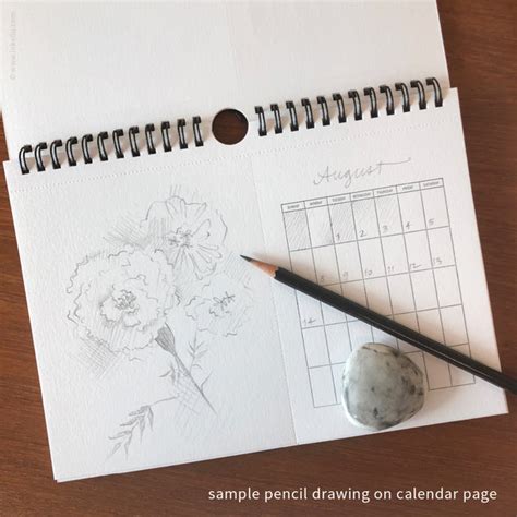 Draw Your Own Monthly Hanging Calendar 452 Inkello